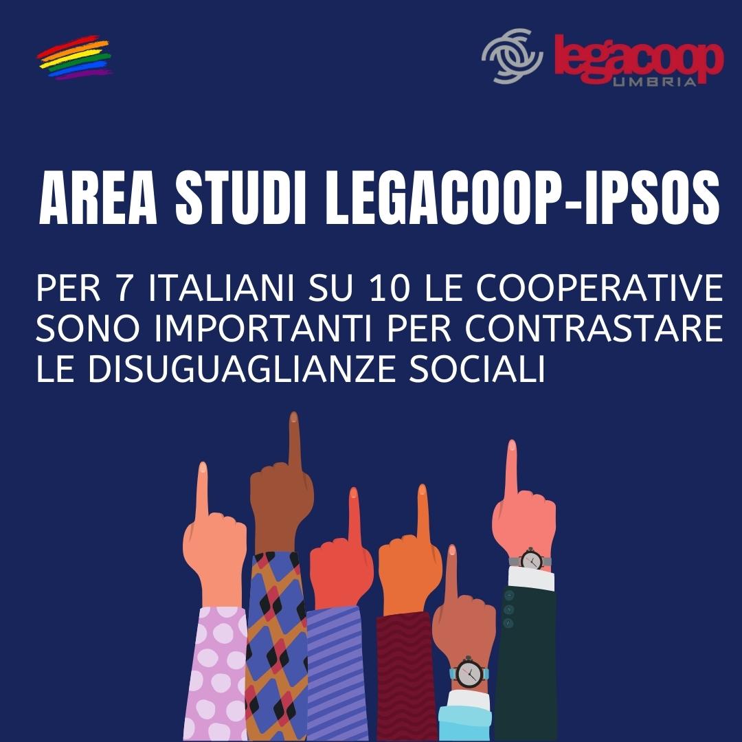 Per 7 italiani su 10 le cooperative sono importanti per contrastare le disuguaglianze sociali￼