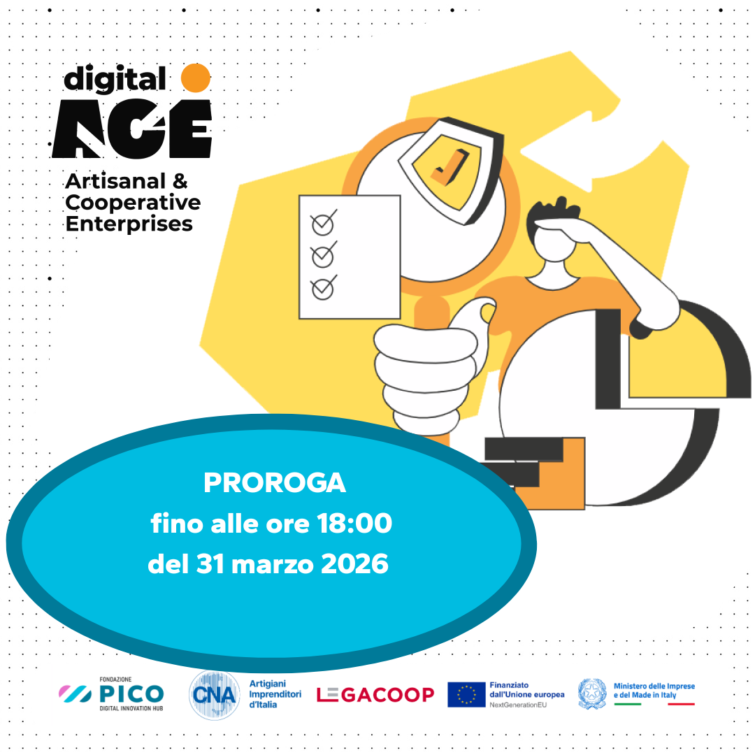 Proroga termini per la selezione delle imprese – Digital ACE
